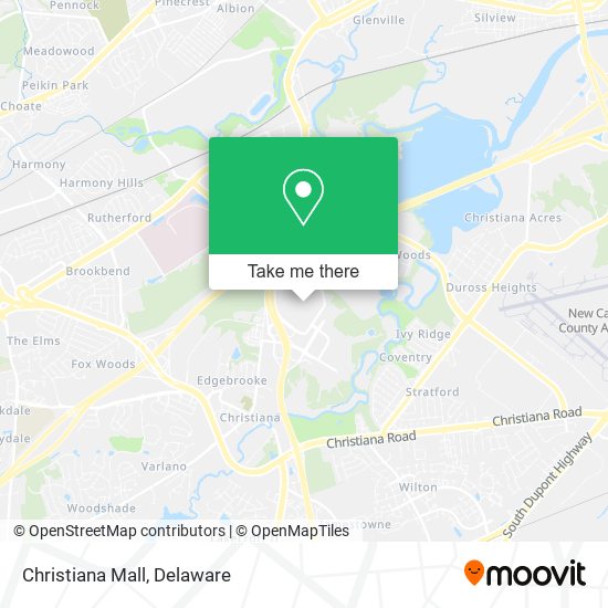 How to get to Christiana Mall in Delaware by Bus?