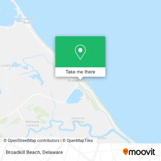 Broadkill Beach map