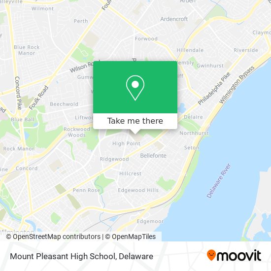 Mapa de Mount Pleasant High School