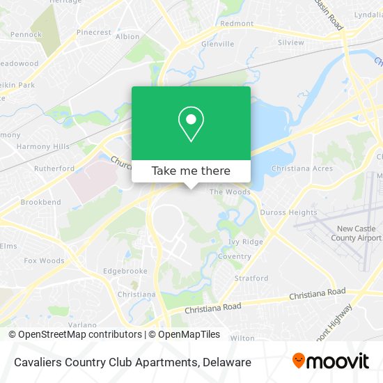 Cavaliers Country Club Apartments map