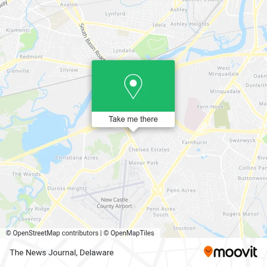 The News Journal map