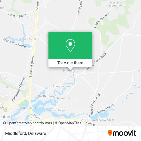 Middleford map