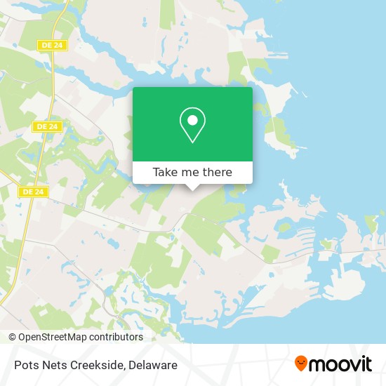 Mapa de Pots Nets Creekside