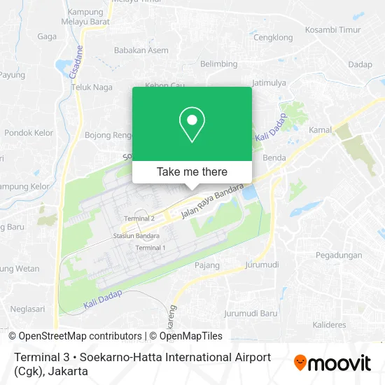 Terminal 3 • Soekarno-Hatta International Airport (Cgk) map