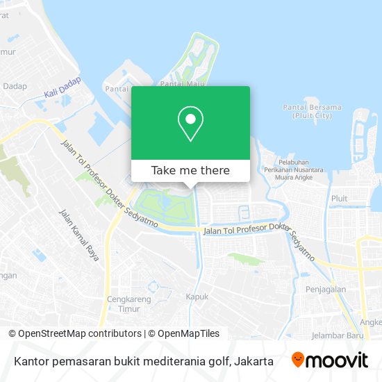 Kantor pemasaran bukit mediterania golf map