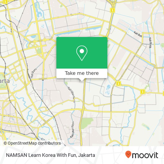 NAMSAN Learn Korea With Fun map