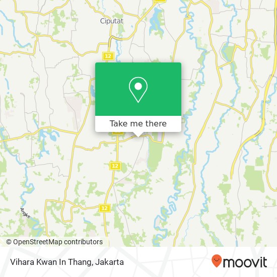 Vihara Kwan In Thang map
