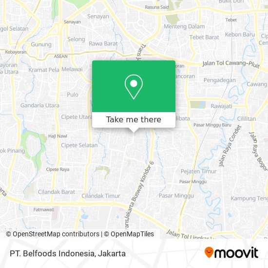 PT. Belfoods Indonesia map