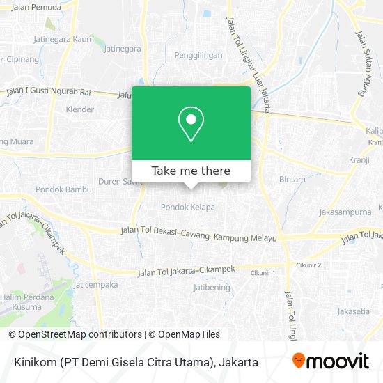 Kinikom (PT Demi Gisela Citra Utama) map