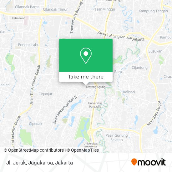 Jl. Jeruk, Jagakarsa map