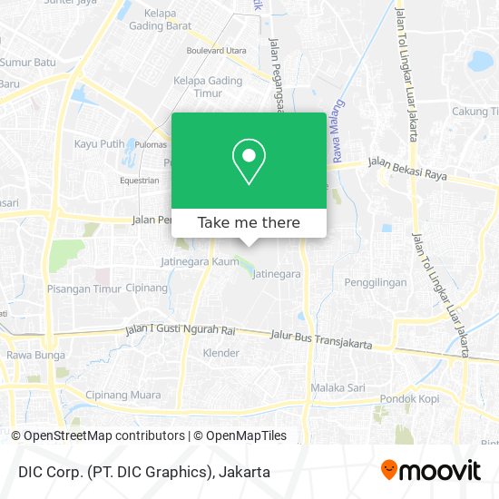DIC Corp. (PT. DIC Graphics) map