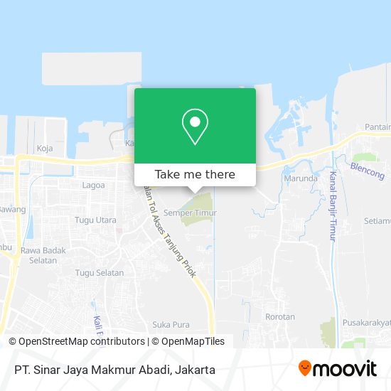 PT. Sinar Jaya Makmur Abadi map