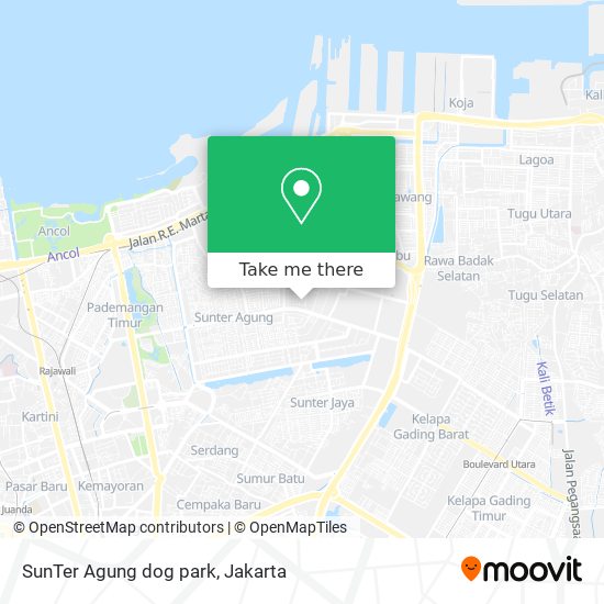 SunTer Agung dog park map