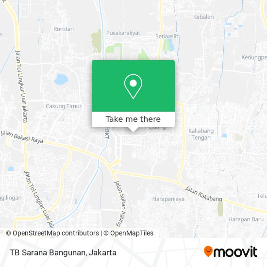 TB Sarana Bangunan map