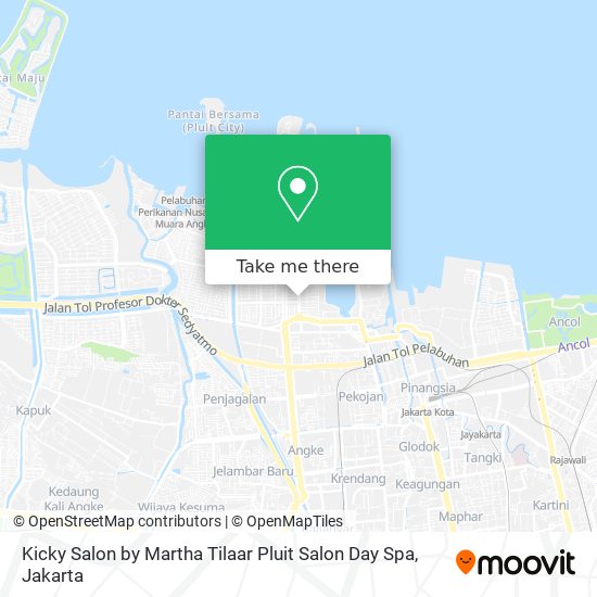 Kicky Salon by Martha Tilaar Pluit Salon Day Spa map