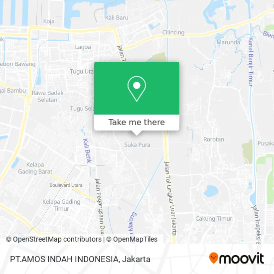 PT.AMOS INDAH INDONESIA map
