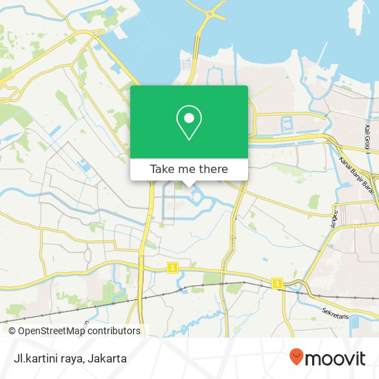 Jl.kartini raya map