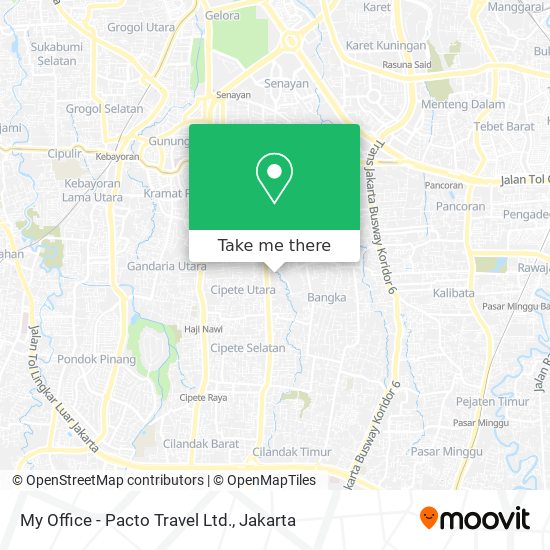 My Office - Pacto Travel Ltd. map