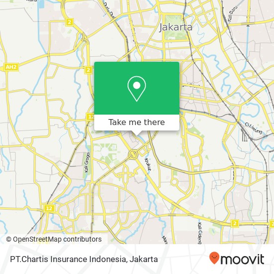 PT.Chartis Insurance Indonesia map