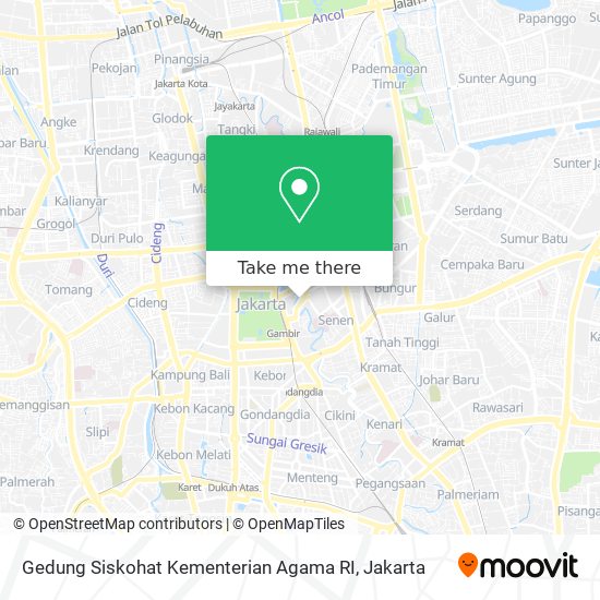 Gedung Siskohat Kementerian Agama RI map