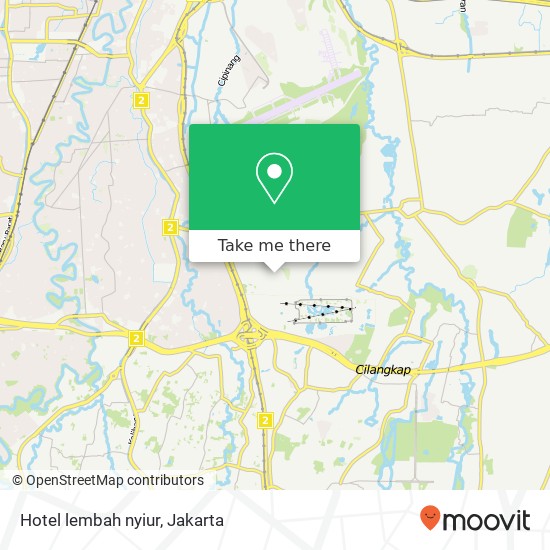 Hotel lembah nyiur map