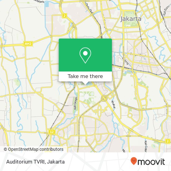 Auditorium TVRI map