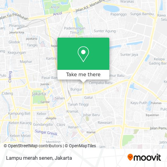 Lampu merah senen map