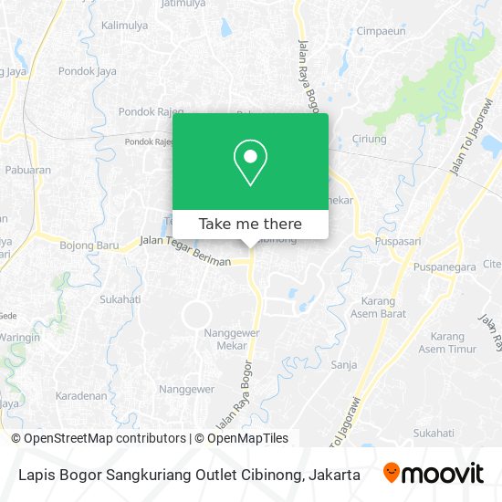 Lapis Bogor Sangkuriang Outlet Cibinong map
