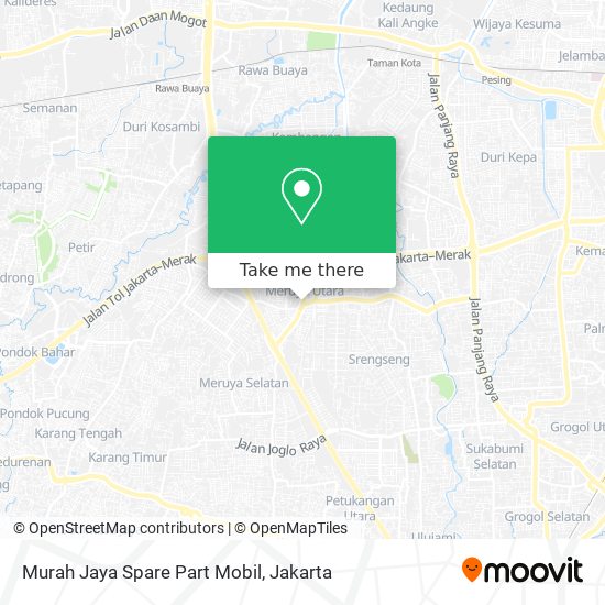Murah Jaya Spare Part Mobil map