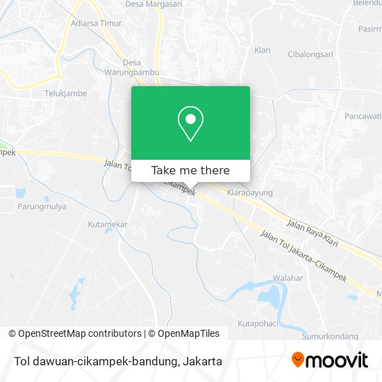 Tol dawuan-cikampek-bandung map