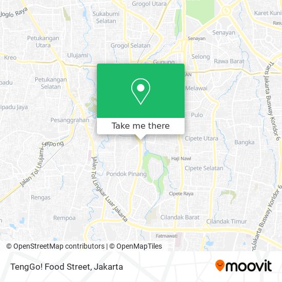 TengGo! Food Street map