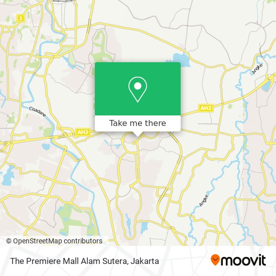 The Premiere Mall Alam Sutera map