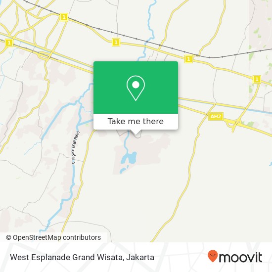 West Esplanade Grand Wisata map