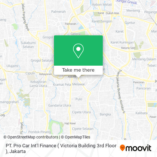 PT. Pro Car Int'l Finance ( Victoria Building 3rd Floor ) map