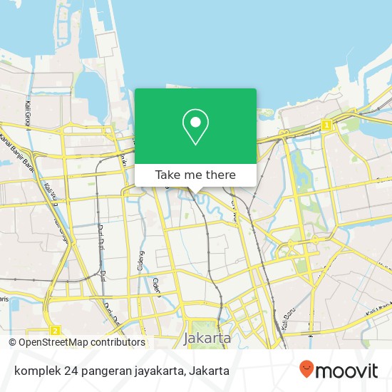 komplek 24 pangeran jayakarta map