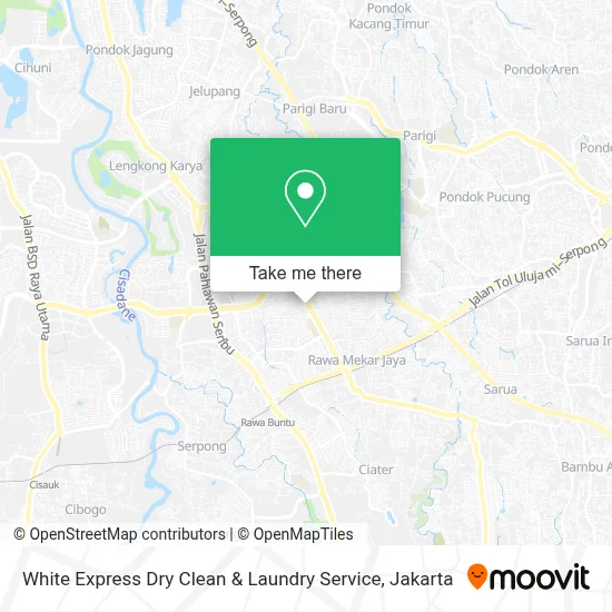 White Express Dry Clean & Laundry Service map
