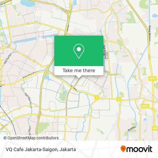 VQ Cafe Jakarta-Saigon map