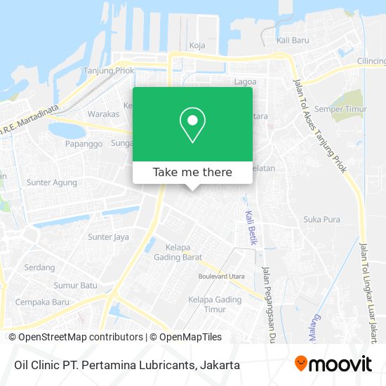 Oil Clinic PT. Pertamina Lubricants map