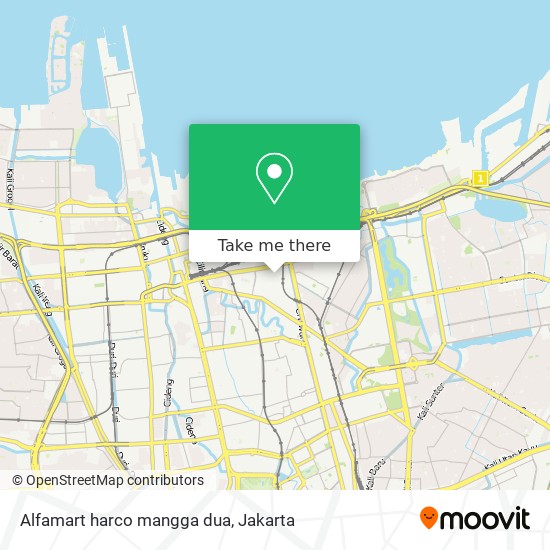 Alfamart harco mangga dua map