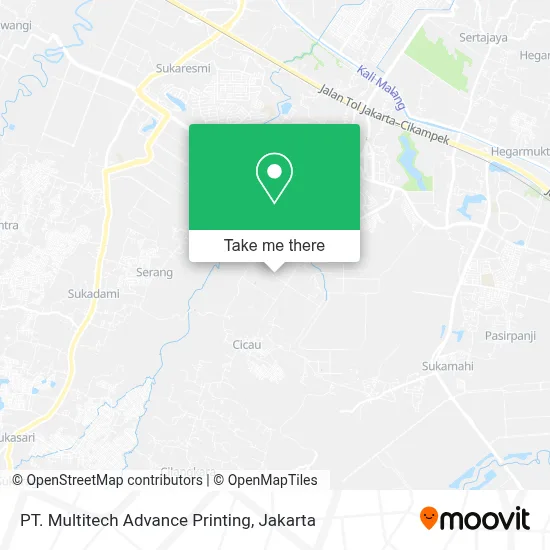 PT. Multitech Advance Printing map