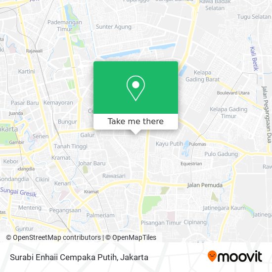 Surabi Enhaii Cempaka Putih map