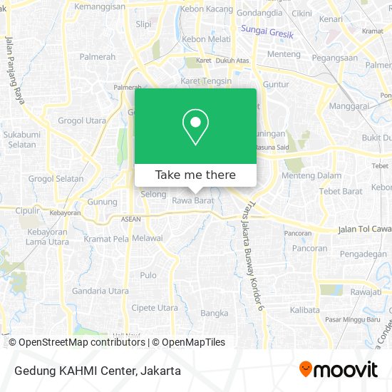 Gedung KAHMI Center map