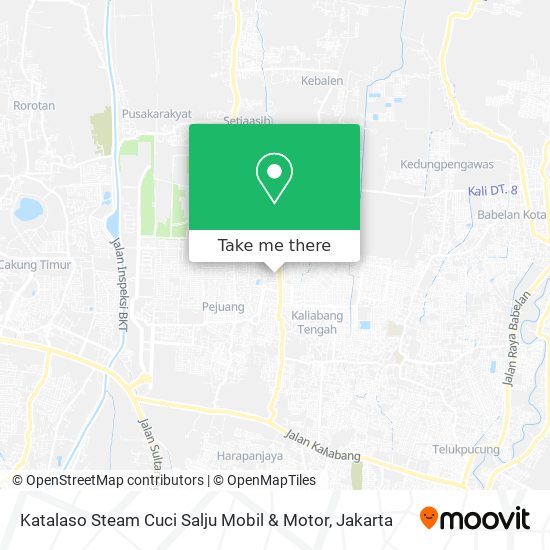 Katalaso Steam Cuci Salju Mobil & Motor map