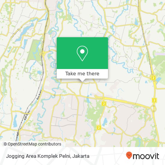 Jogging Area Komplek Pelni map