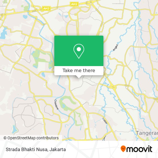 Strada Bhakti Nusa map