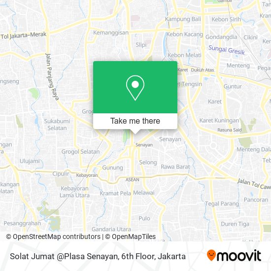 Solat Jumat @Plasa Senayan, 6th Floor map