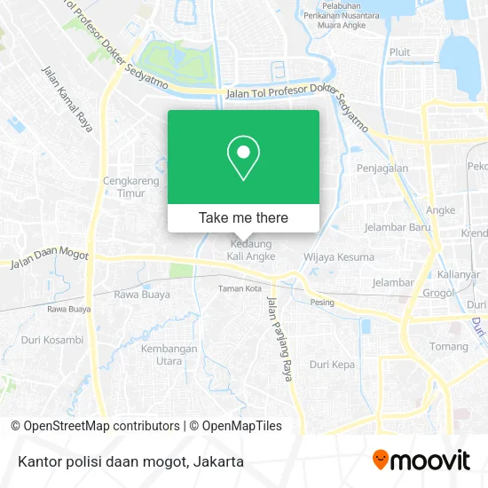 Kantor polisi daan mogot map