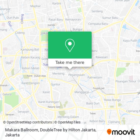 Makara Ballroom, DoubleTree by Hilton Jakarta map