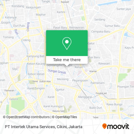 PT Intertek Utama Services, Cikini map