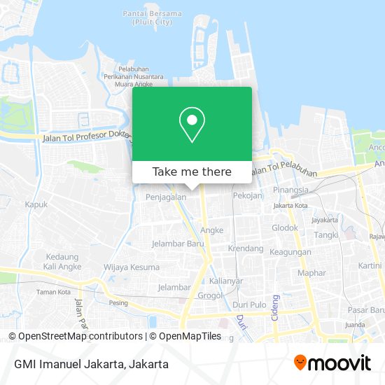 GMI Imanuel Jakarta map